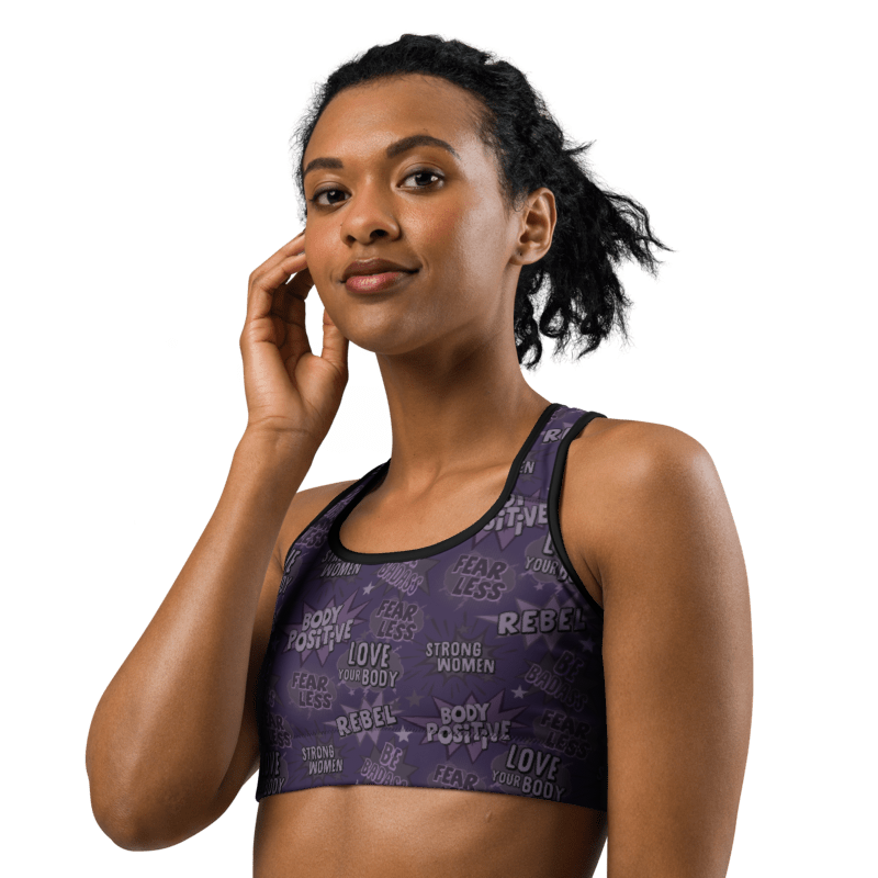 Empower Sports Bra in Purple